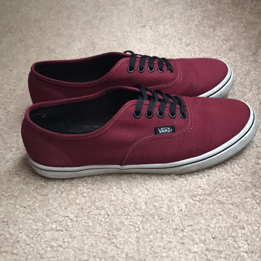 Maroon Vans